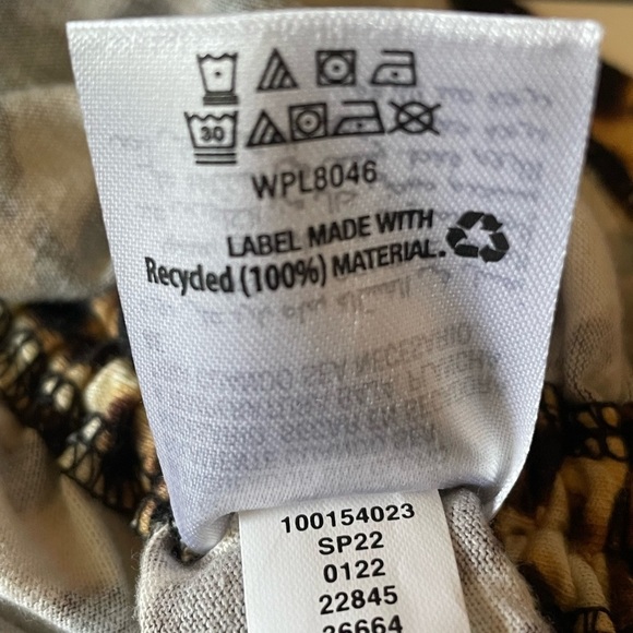 INC faux wrap leopard top - Picture 5 of 8